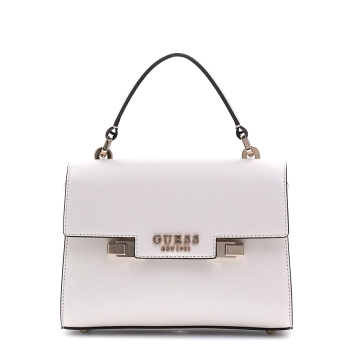 Τσάντα GUESS Eco Aldith Flap HWEVG964178 Εκρού