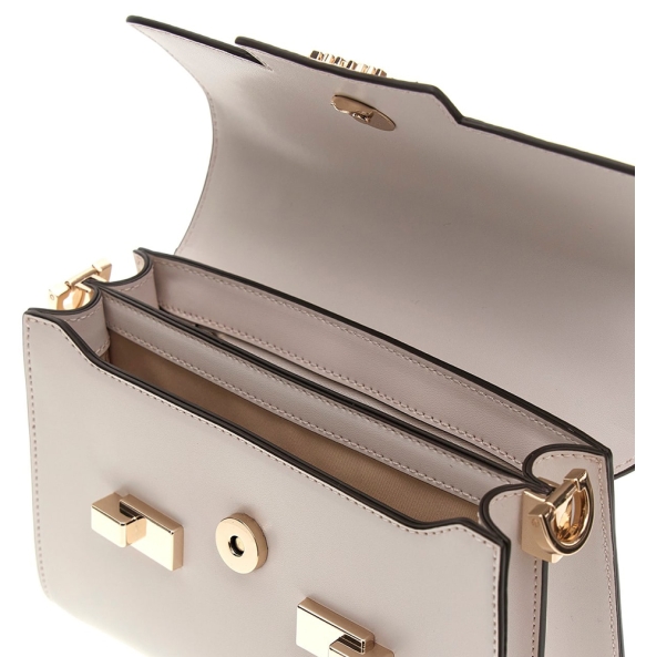 Τσάντα GUESS Eco Aldith Flap HWEVG964178 Εκρού
