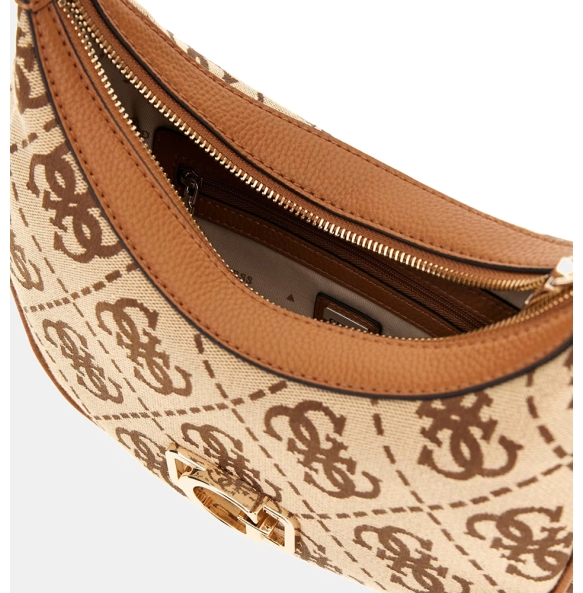 Τσάντα GUESS Circe Hobo HWJO9642010 Μπεζ