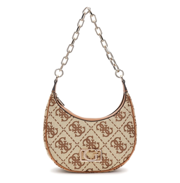 Τσάντα GUESS Circe Hobo HWJO9642010 Μπεζ