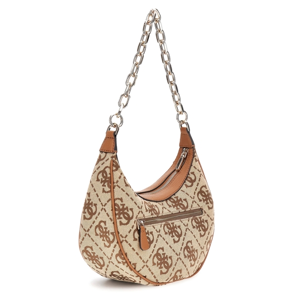 Τσάντα GUESS Circe Hobo HWJO9642010 Μπεζ