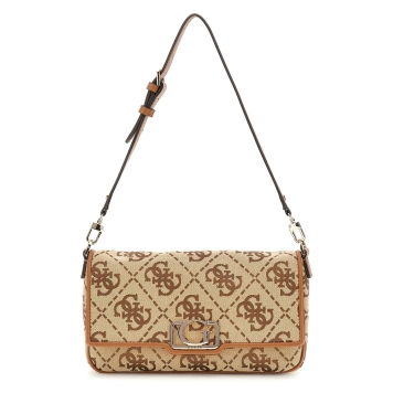 Τσάντα GUESS Circe Flap HWJO9642190 Μπεζ