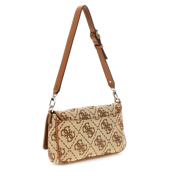 Τσάντα GUESS Circe Flap HWJO9642190 Μπεζ