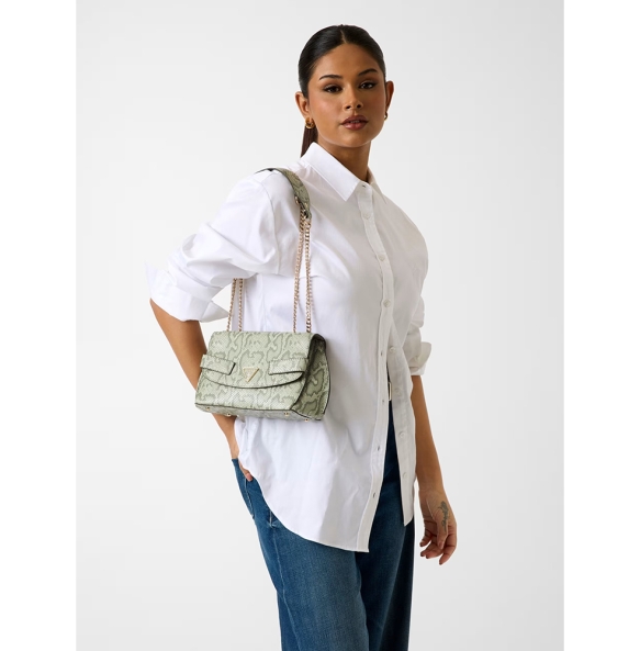 Τσάντα Guess Serenova Convertible XBody Flap HWKG8091210 Πράσινο