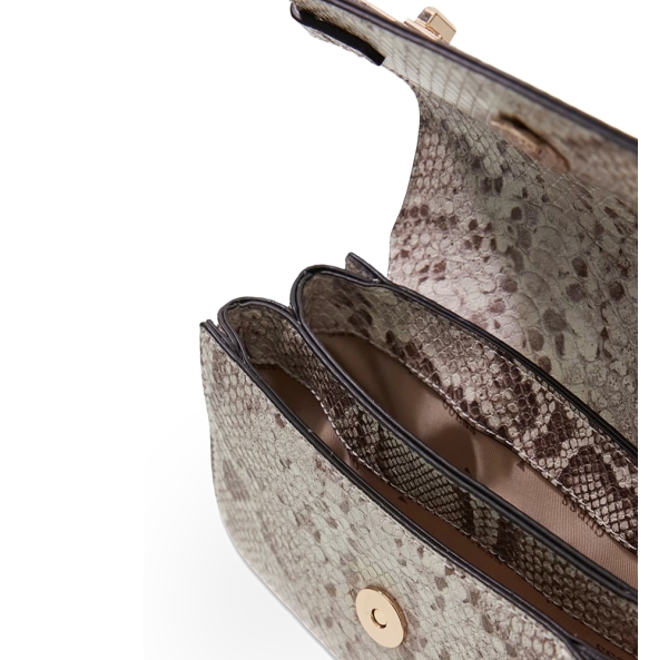 Τσάντα GUESS Melinda Mini xBody Flap HWKG9933780 Μπεζ