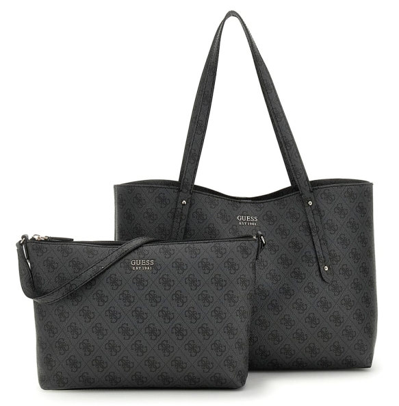 Τσάντα GUESS Brenton Tote HWLG9648230 Γκρι