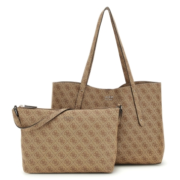 Τσάντα GUESS Brenton Tote HWLG9648230 Μπεζ