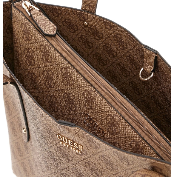 Τσάντα GUESS Brenton Tote HWLG9648230 Μπεζ