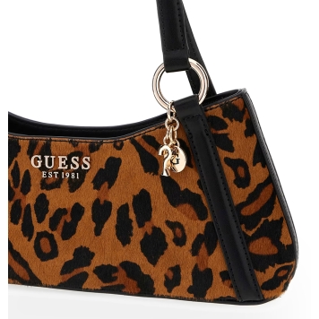 Τσάντα GUESS Domitilla Shoulder Bag HWLO7529180 Animal Print