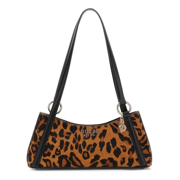 Τσάντα GUESS Domitilla Shoulder Bag HWLO7529180 Animal Print