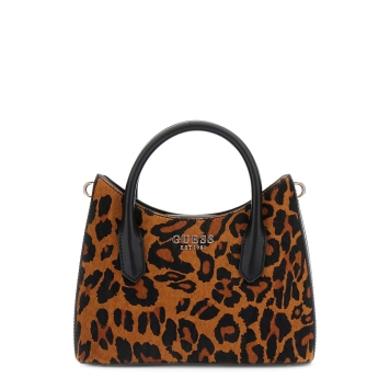 Τσάντα GUESS Domitilla Mini Satchel HWLO7529760 Animal Print