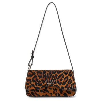 Τσάντα GUESS Domitilla Flap Shoulder Bag HWLO7529780 Animal Print