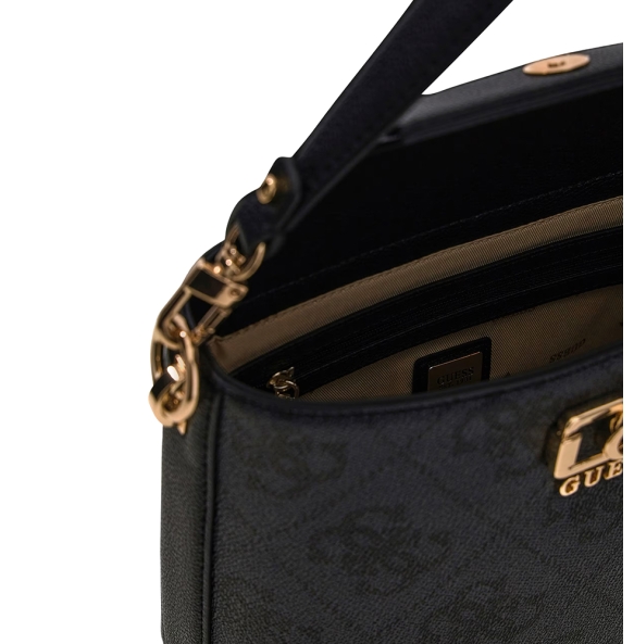 Τσάντα GUESS Karnilla Logo Bucket HWOS9901010 Ανθρακί