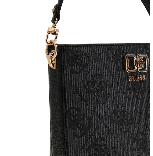 Τσάντα GUESS Karnilla Logo Bucket HWOS9901010 Ανθρακί