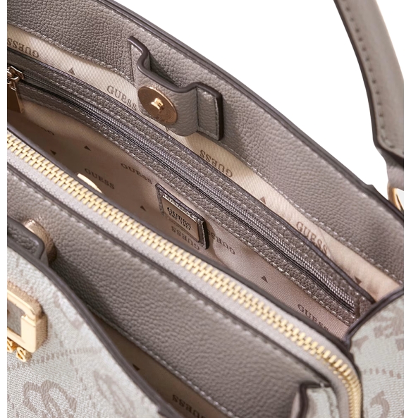 Τσάντα GUESS Karnilla Girlfriend Sathel HWOS9901060 Μπεζ