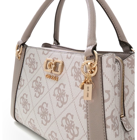 Τσάντα GUESS Karnilla Girlfriend Sathel HWOS9901060 Μπεζ