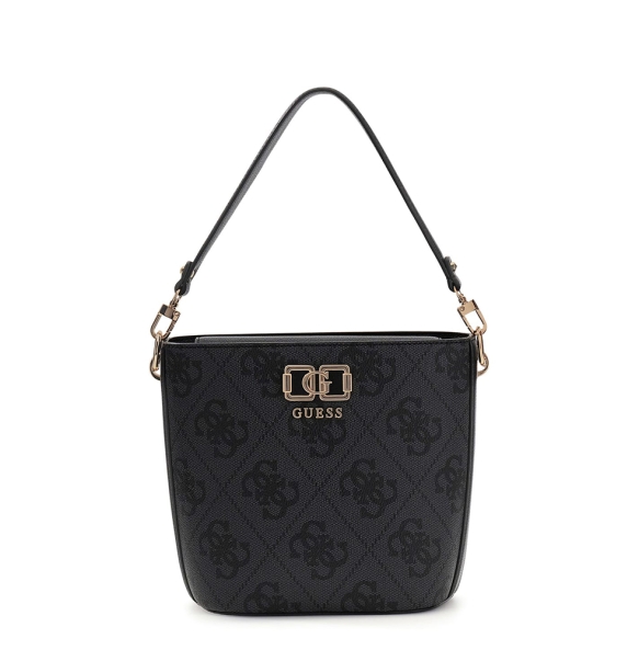 Τσάντα GUESS Karnilla Logo Bucket HWOS9901010 Ανθρακί