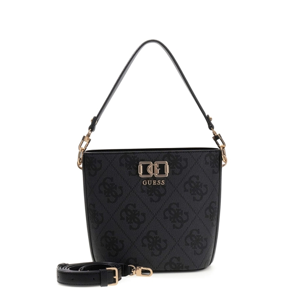 Τσάντα GUESS Karnilla Logo Bucket HWOS9901010 Ανθρακί