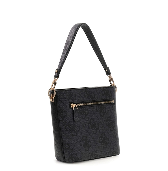 Τσάντα GUESS Karnilla Logo Bucket HWOS9901010 Ανθρακί