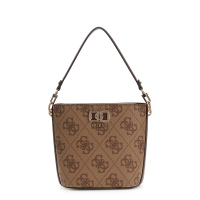 Τσάντα GUESS Karnilla Logo Bucket HWOS9901010 Καφέ