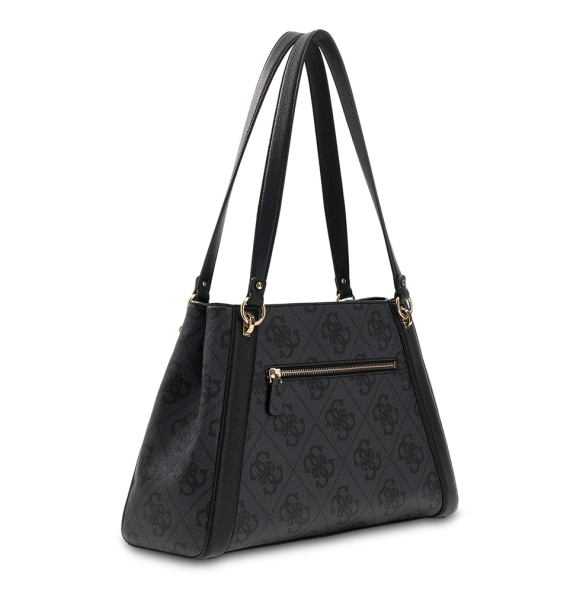 Τσάντα GUESS Karnilla Girlfriend Carryall HWOS9901220 Ανθρακί
