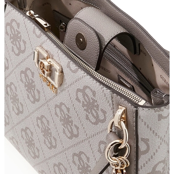 Τσάντα GUESS Karnilla Girlfriend Carryall HWOS9901220 Μπεζ