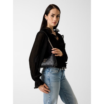 Τσάντα GUESS Dita Shoulder Bag HWPD7602180 Μαύρο