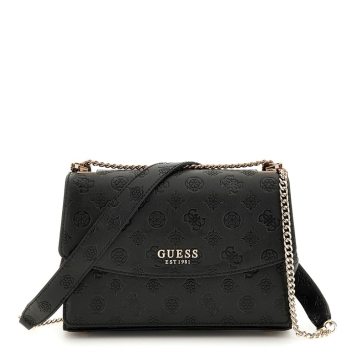Τσάντα GUESS Phoebe Convetible Flap HWPD9665210 Μαύρο