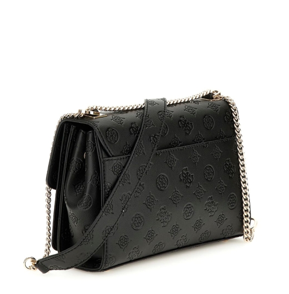 Τσάντα GUESS Phoebe Convetible Flap HWPD9665210 Μαύρο