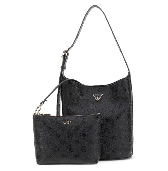 Τσάντα GUESS Cresidia Bucket HWPD9888040 Μαύρο