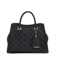 Τσάντα GUESS Cresidia Society Satchel HWPD9888070 Μαύρο