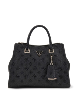 Τσάντα GUESS Cresidia Society Satchel HWPD9888070 Μαύρο
