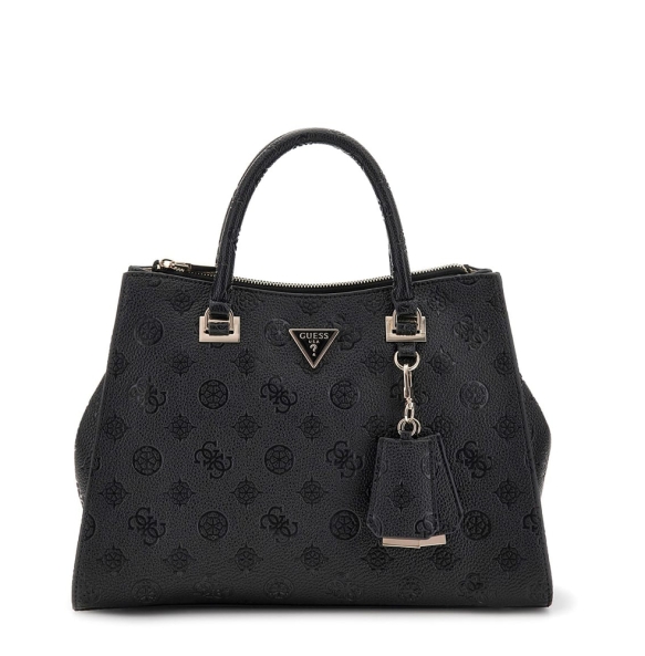 Τσάντα GUESS Cresidia Society Satchel HWPD9888070 Μαύρο