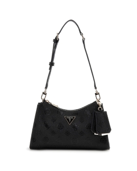 Τσάντα GUESS Cresidia Top Zip HWPD9888180 Μαύρο