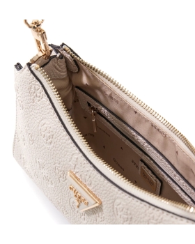 Τσάντα GUESS Cresidia Top Zip HWPD9888180 Εκρού