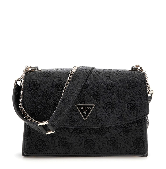 Τσάντα Guess Cresidia Convertible XBody Flap HWPD9888210 Μαύρο