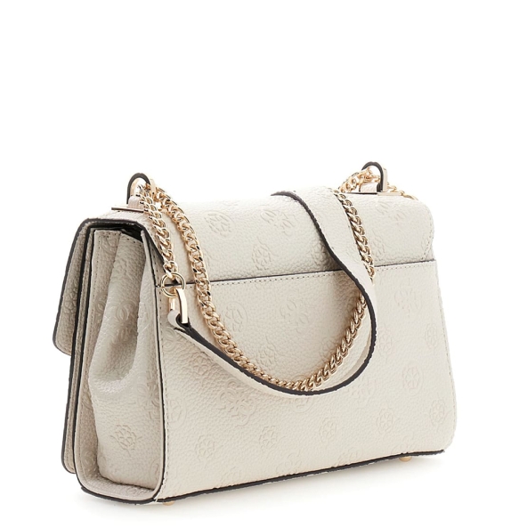 Τσάντα Guess Cresidia Convertible XBody Flap HWPD9888210 Εκρού