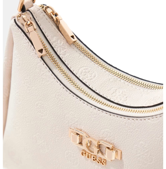 Τσάντα GUESS Anise Double Zip Shoulder Bag HWPD9916180 Μπεζ