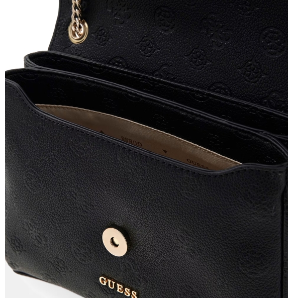 Τσάντα GUESS Anise Conertible Xbody Flap HWPD9916210 Μαύρη