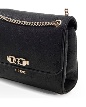 Τσάντα GUESS Anise Conertible Xbody Flap HWPD9916210 Μαύρη