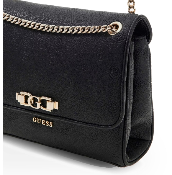 Τσάντα GUESS Anise Conertible Xbody Flap HWPD9916210 Μαύρη