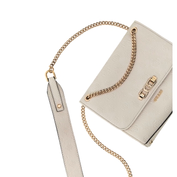 Τσάντα GUESS Anise Conertible Xbody Flap HWPD9916210 Μπεζ