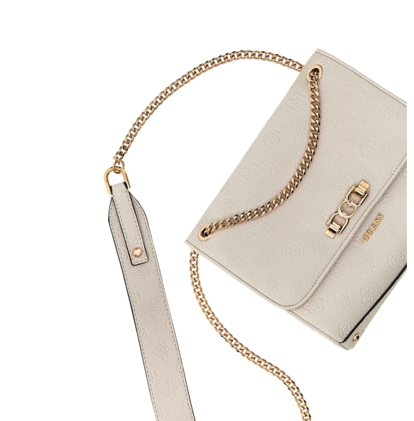 Τσάντα GUESS Anise Conertible Xbody Flap HWPD9916210 Μπεζ