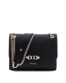 Τσάντα GUESS Anise Conertible Xbody Flap HWPD9916210 Μαύρη