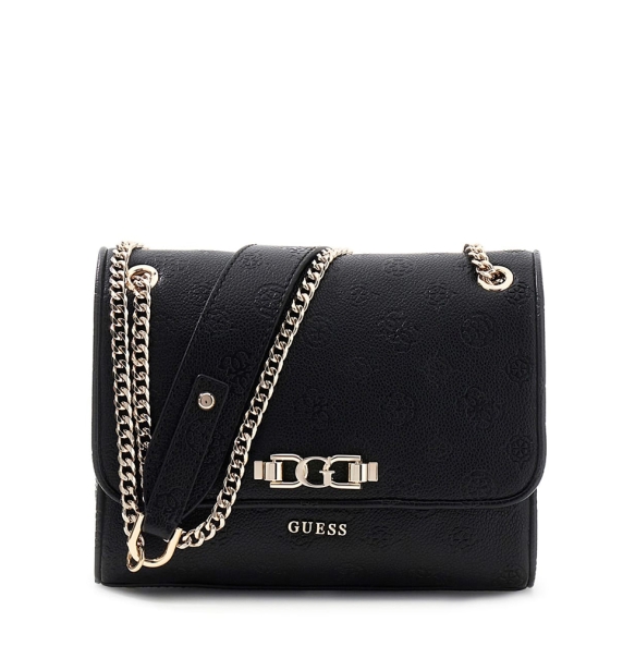 Τσάντα GUESS Anise Conertible Xbody Flap HWPD9916210 Μαύρη