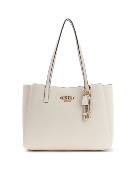 Τσάντα Guess Anise Tote Stone Logo HWPD9916230 Εκρού
