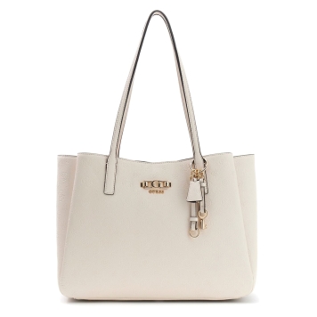 Τσάντα Guess Anise Tote Stone Logo HWPD9916230 Εκρού