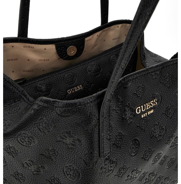 Τσάντα GUESS Vikky II Large HWPG9318290 Μαύρο