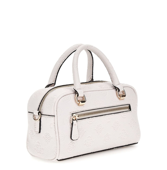 Τσάντα GUESS Cresidia Small Satchel HWPG9349050 Λευκό
