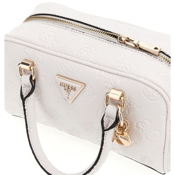 Τσάντα GUESS Cresidia Small Satchel HWPG9349050 Λευκό